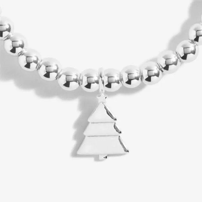 Life's A Charm Winter Wonderland Silver Charm 17.5cm Stretch Bracelet 5435