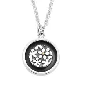 Linda Macdonald Cherish Sterling Silver 9ct Gold Necklace D