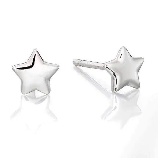 Little Star Ava Sterling Silver Star Earrings