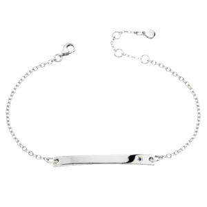 Little Star Sterling Silver and Blue Sapphire Tabitha Bracelet