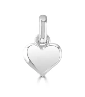 Little Star Sterling Silver Heart Charm