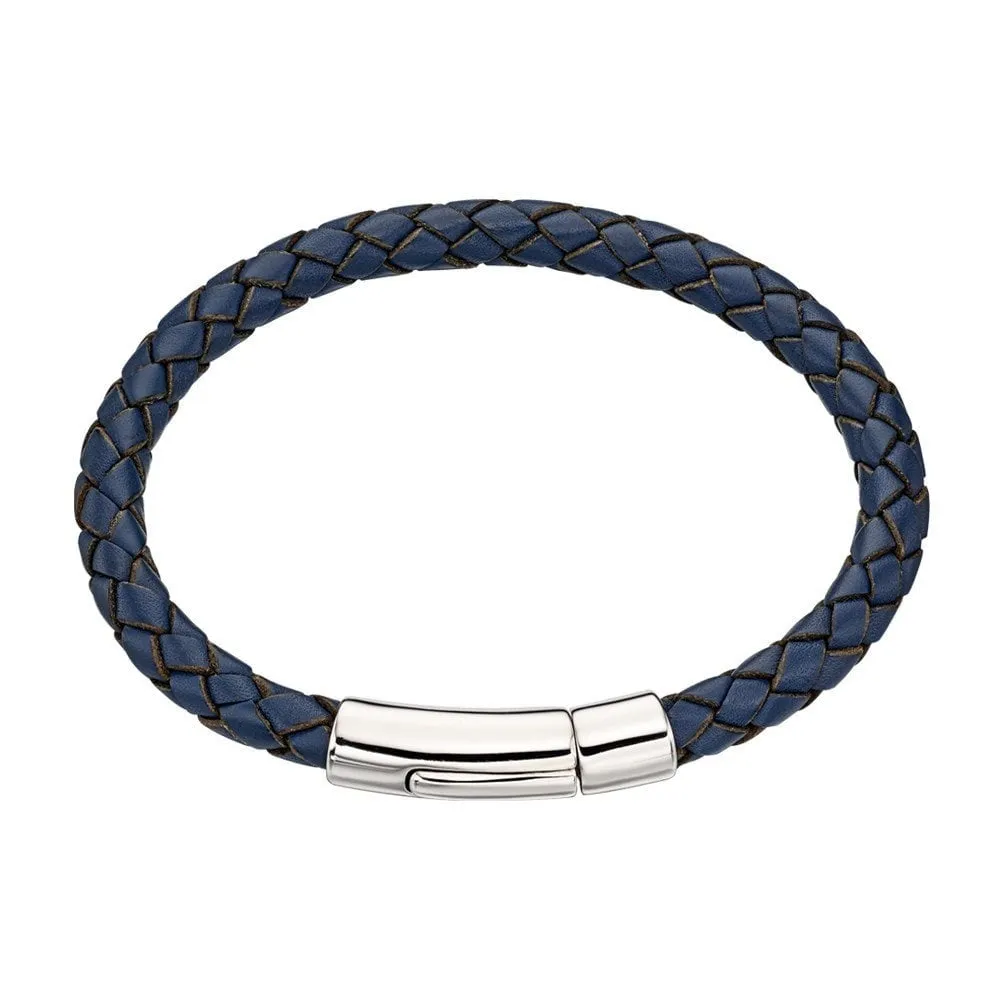 Little Star Sterling Silver with Leather Andre Bracelet D