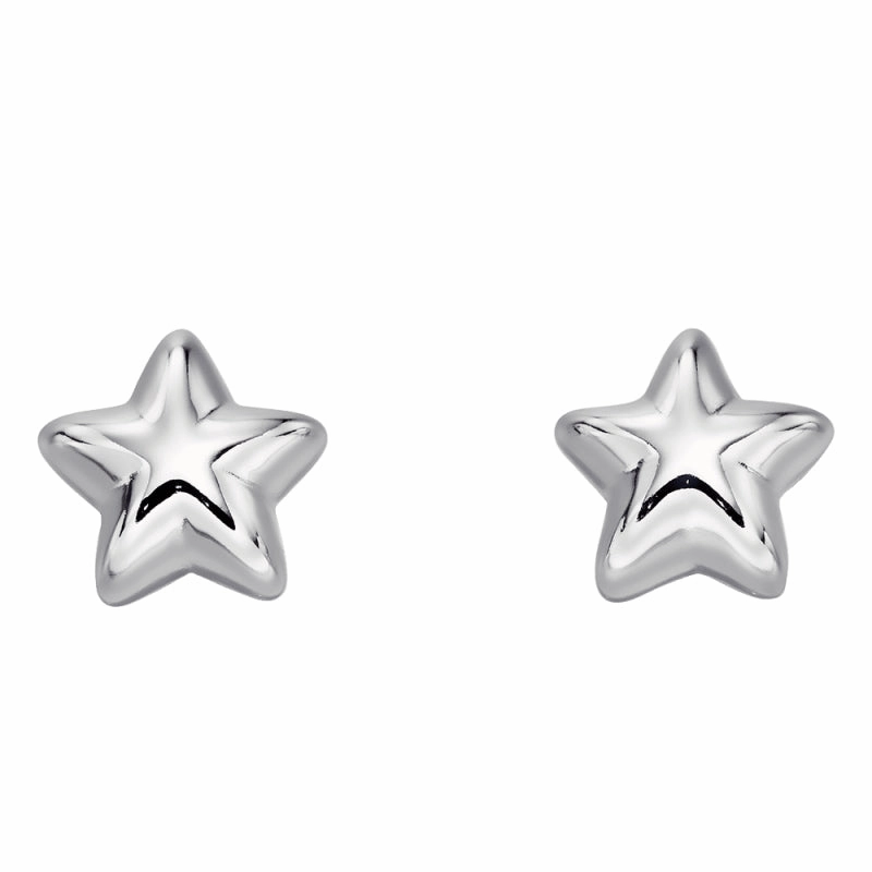 Little Star Sterling Silver Elle Star Childs Stud Earrings
