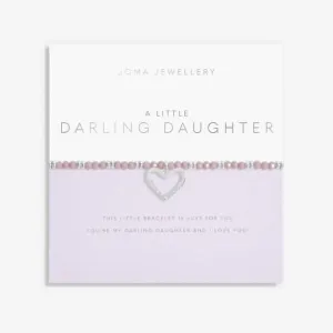 Live Life In Colour Darling Daughter Silver And Lilac 17.5cm Bracelet 6227
