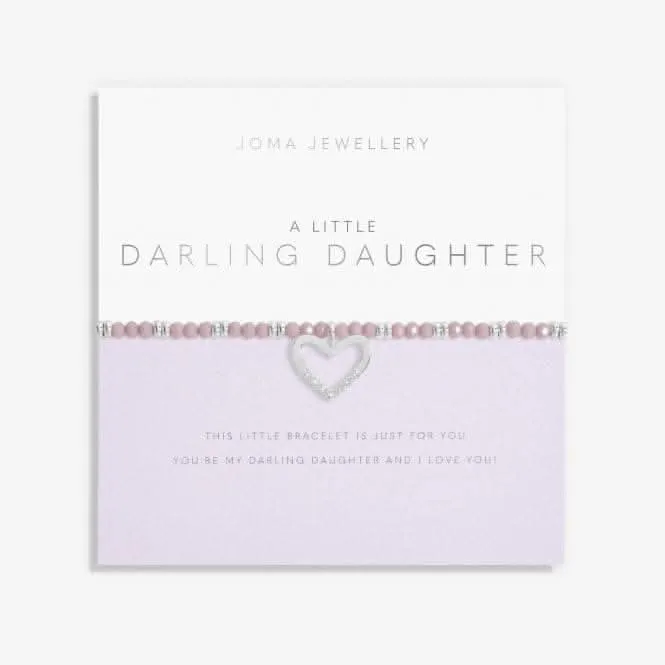 Live Life In Colour Darling Daughter Silver And Lilac 17.5cm Bracelet 6227