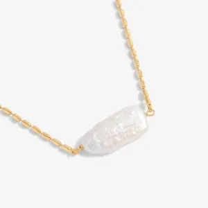 Lumi Pearl Gold 40cm   5cm Extender Necklace 6202