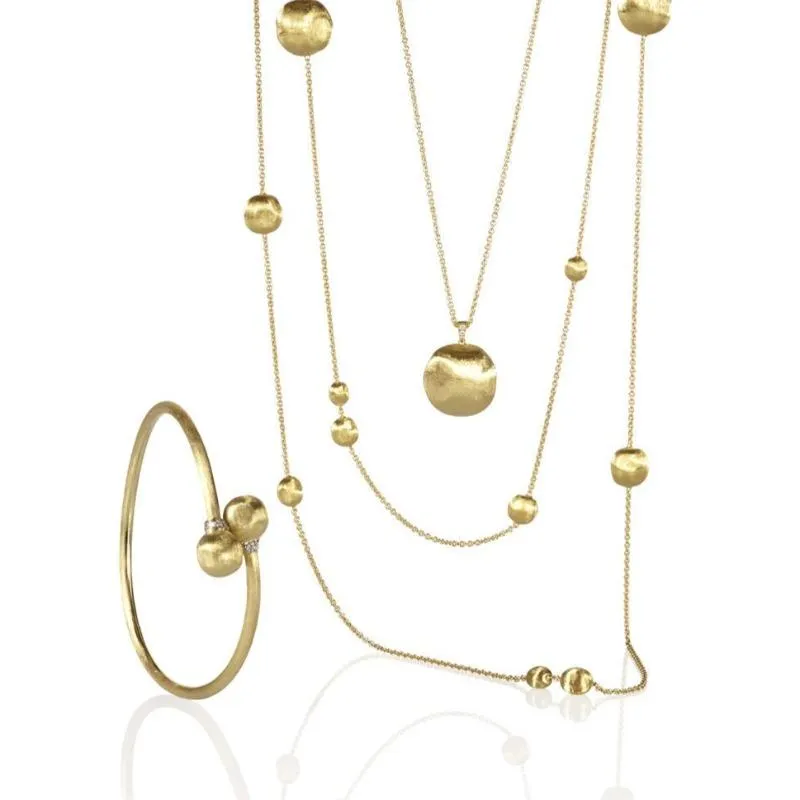 Marco Bicego Africa 18ct Yellow Gold Diamond Necklace