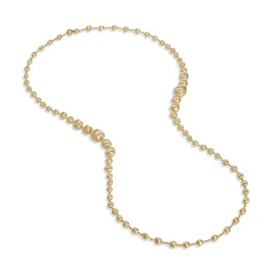 Marco Bicego Africa 18ct Yellow Gold Long Bead Necklace