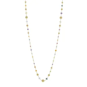 Marco Bicego Africa 18ct Yellow Gold Mixed Stone Necklace