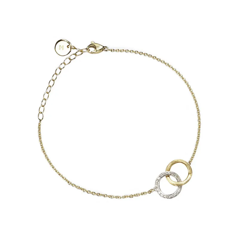Marco Bicego Delicati 18ct Yellow Gold 0.14ct Diamond Bracelet