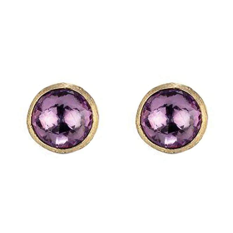 Marco Bicego Jaipur 18ct Yellow Gold Amethyst Stud Earrings