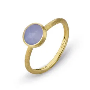 Marco Bicego Jaipur 18ct Yellow Gold Chalcedony Stacking Ring