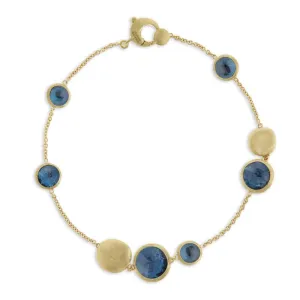 Marco Bicego Jaipur 18ct Yellow Gold London Blue Topaz Bracelet D