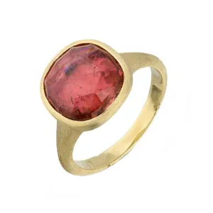 Marco Bicego Jaipur 18ct Yellow Gold Pink Tourmaline Ring D