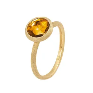 Marco Bicego Jaipur 18ct Yellow Gold Yellow Quartz Ring
