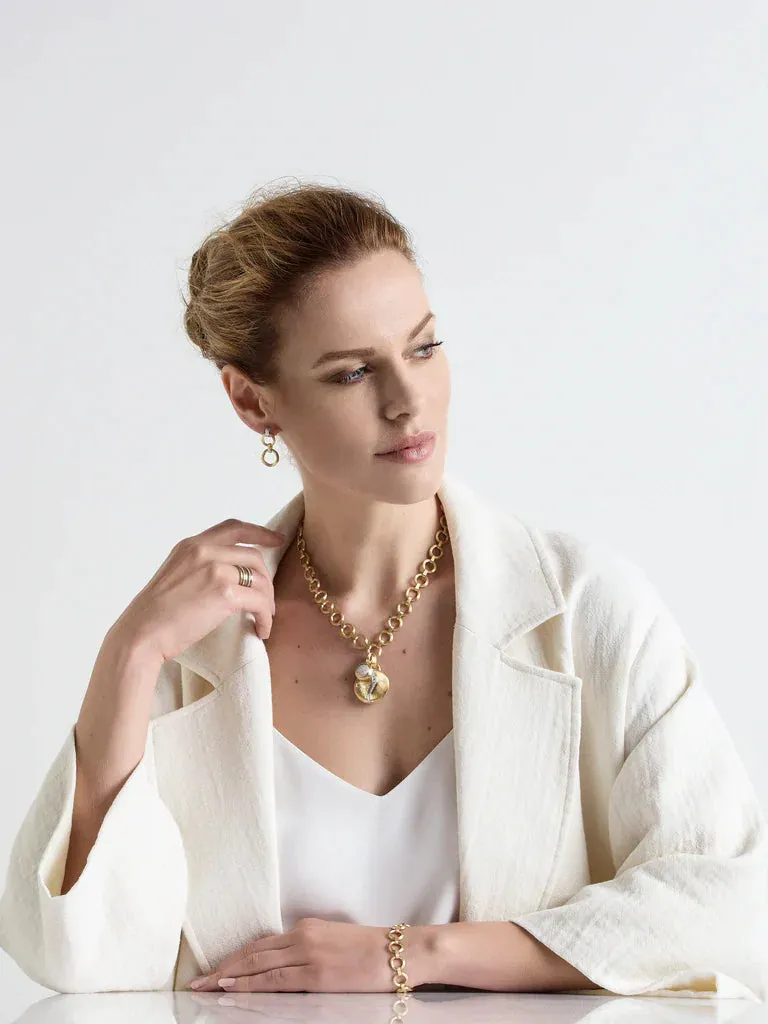 Marco Bicego Jaipur Link 18ct Yellow Gold Circle Link Bracelet
