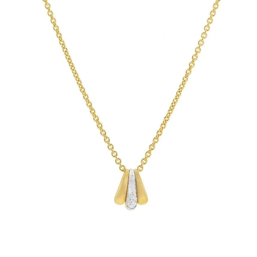 Marco Bicego Legami 18ct Yellow Gold 0.37ct Diamond Large Link Necklace