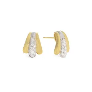 Marco Bicego Lucia 18ct Yellow Gold 0.39ct Diamond Stud Earrings D