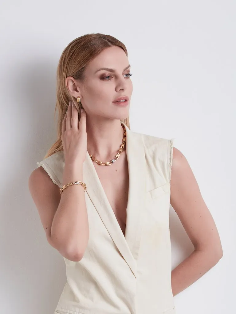 Marco Bicego Lucia 18ct Yellow Gold Small Hoop Earrings