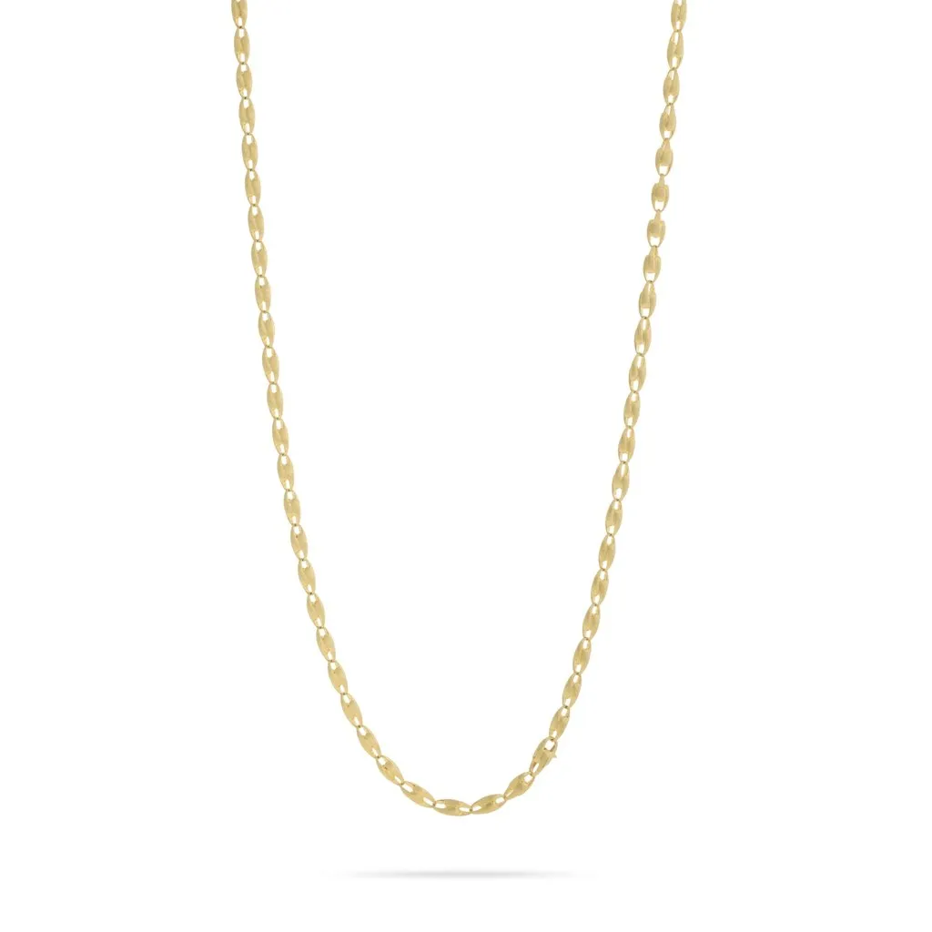 Marco Bicego Lucia 18ct Yellow Gold Small Link Long Chain Necklace