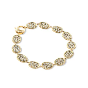 Marco Bicego Lunaria Alta 18ct Yellow Gold 2.40ct Diamond Bracelet