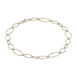 Marco Bicego Marrakech Onde 18ct Yellow Gold Diamond Necklace