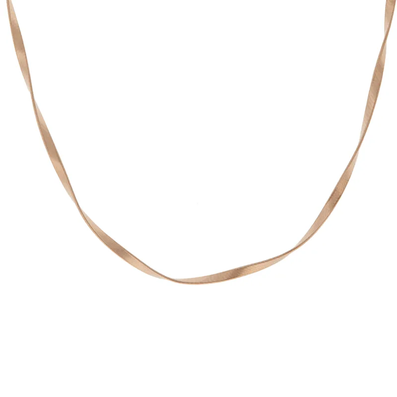 Marco Bicego Marrakech Supreme 18ct Rose Gold Necklace