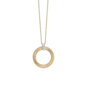 Marco Bicego Masai 18ct Yellow Gold Diamond Round Necklace