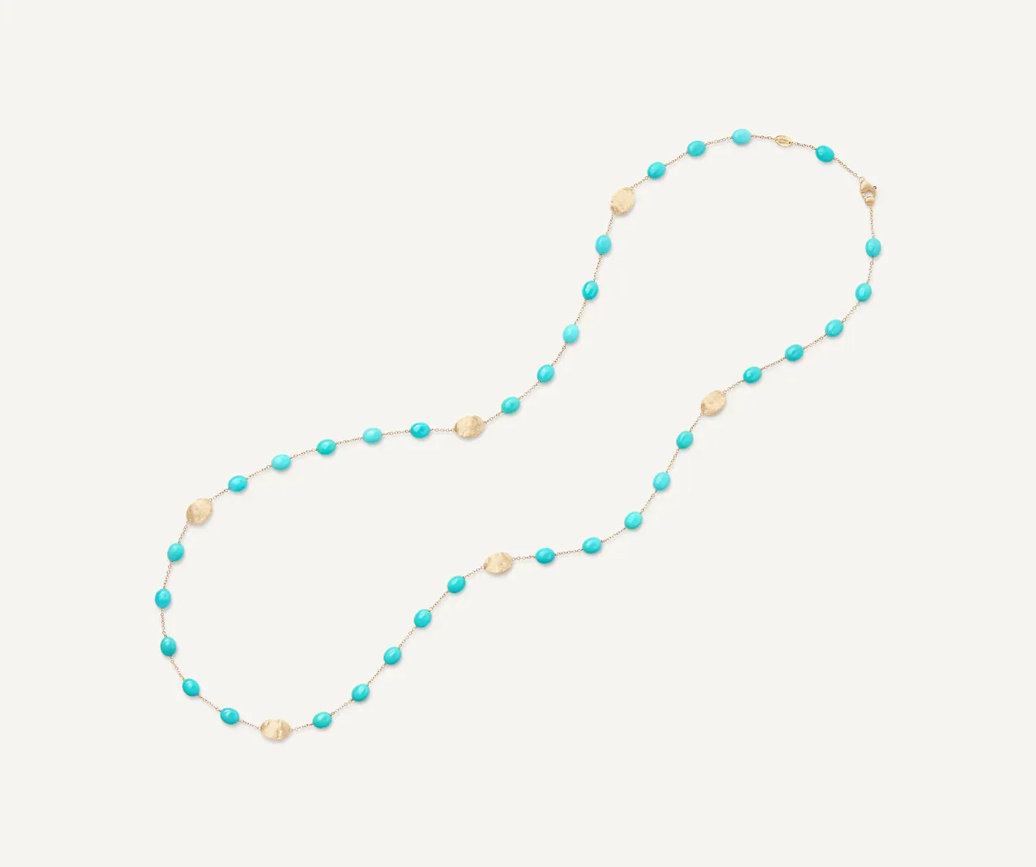 Marco Bicego Siviglia 18ct Yellow Gold & Turquoise Long Necklace