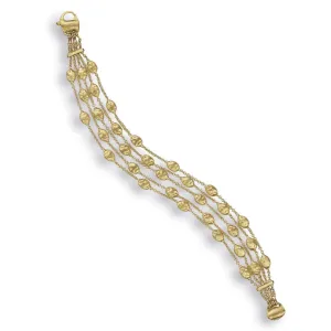 Marco Bicego Siviglia 18ct Yellow Gold Multi-Strand Bracelet
