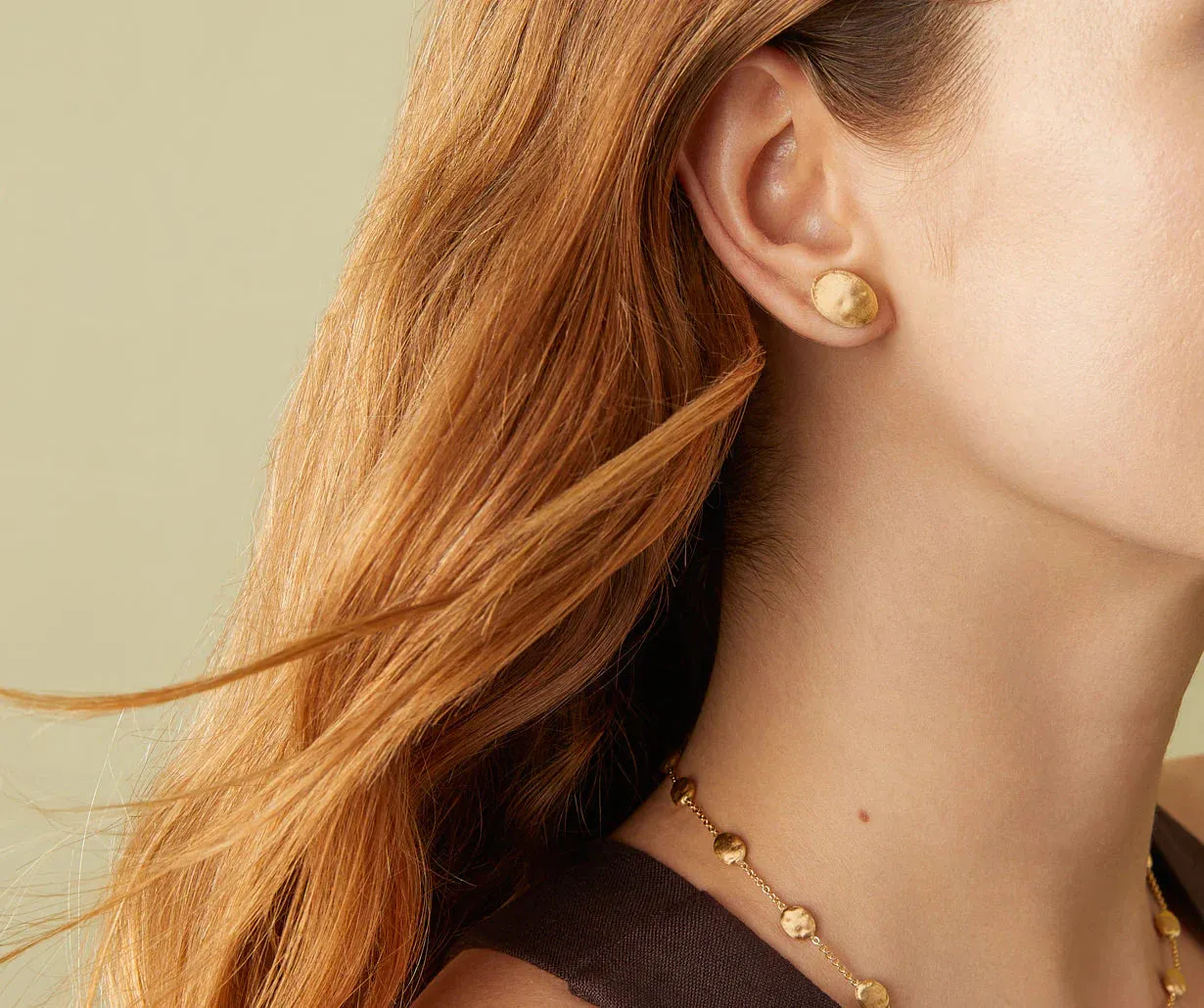 Marco Bicego Siviglia 18ct Yellow Gold Stud Earrings
