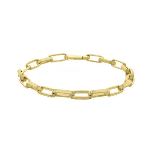 Marco Bicego Uomo 18ct Yellow Gold Unisex Link Bracelet D