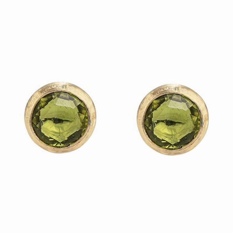Marco Bicego Jaipur 18ct Yellow Gold Peridot Stud Earrings