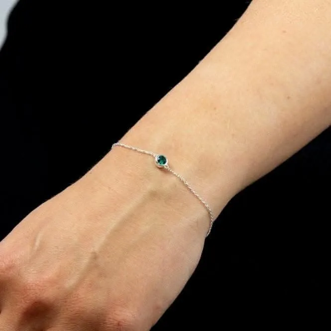May Birthstone Bracelet with Swarovski Crystal B5288