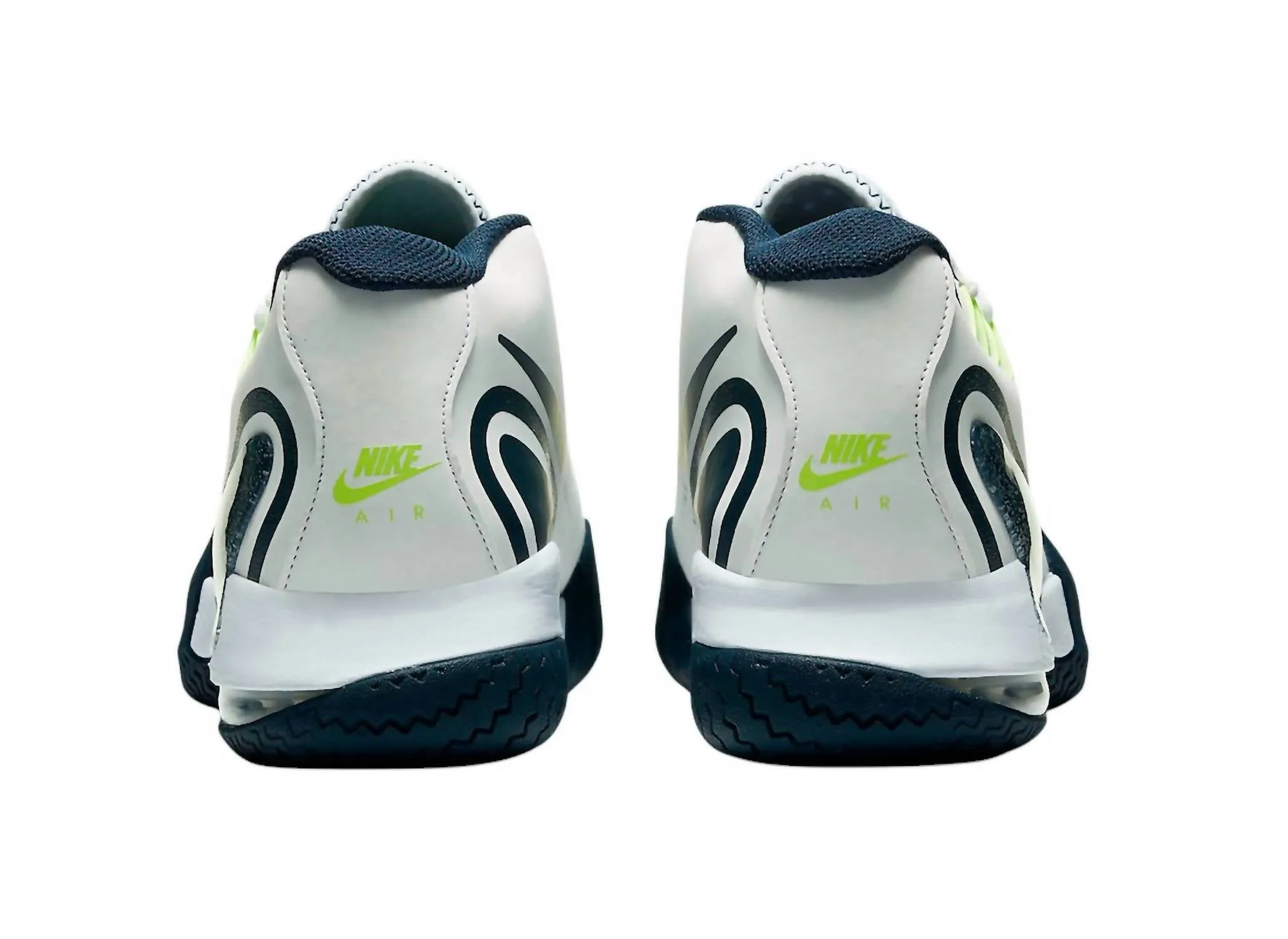 Men's Court Tech Challenge 20 Tennis Sneakers In College Navy Lime White