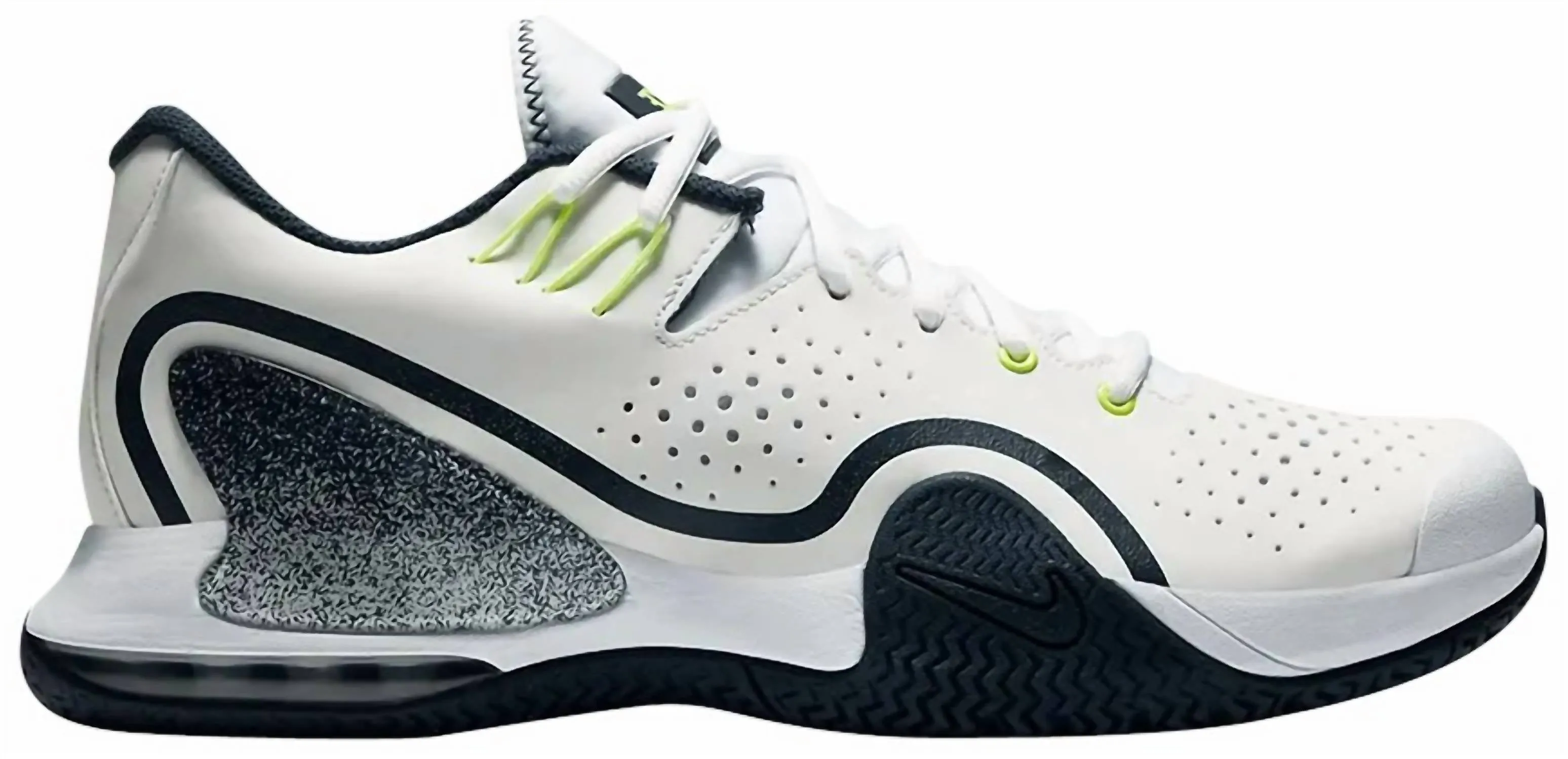 Men's Court Tech Challenge 20 Tennis Sneakers In College Navy Lime White