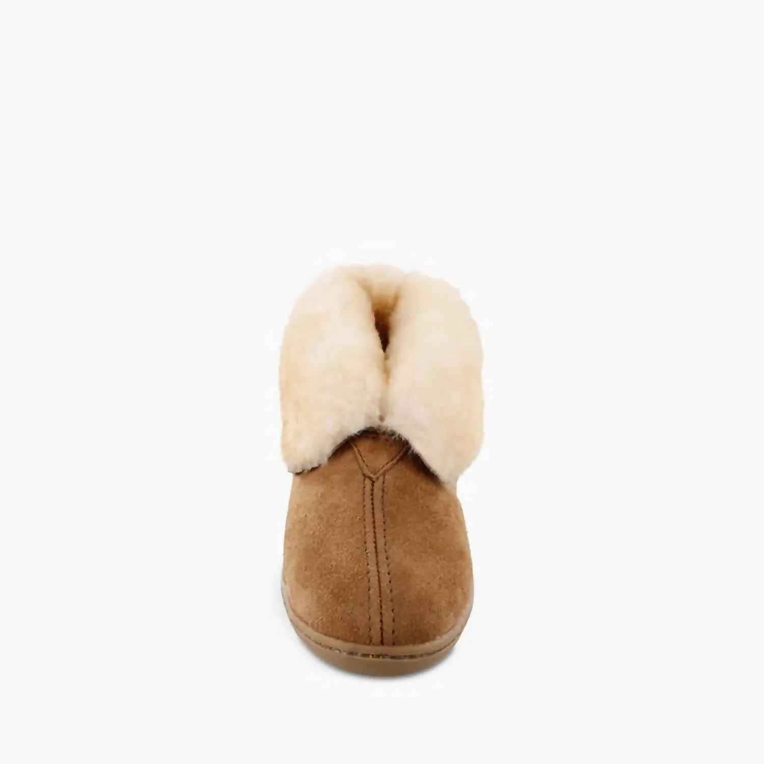Men's Sheepskin Moccasin Ankle Boot In Tan