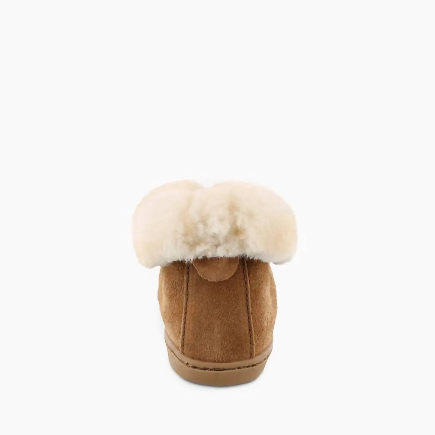 Men's Sheepskin Moccasin Ankle Boot In Tan