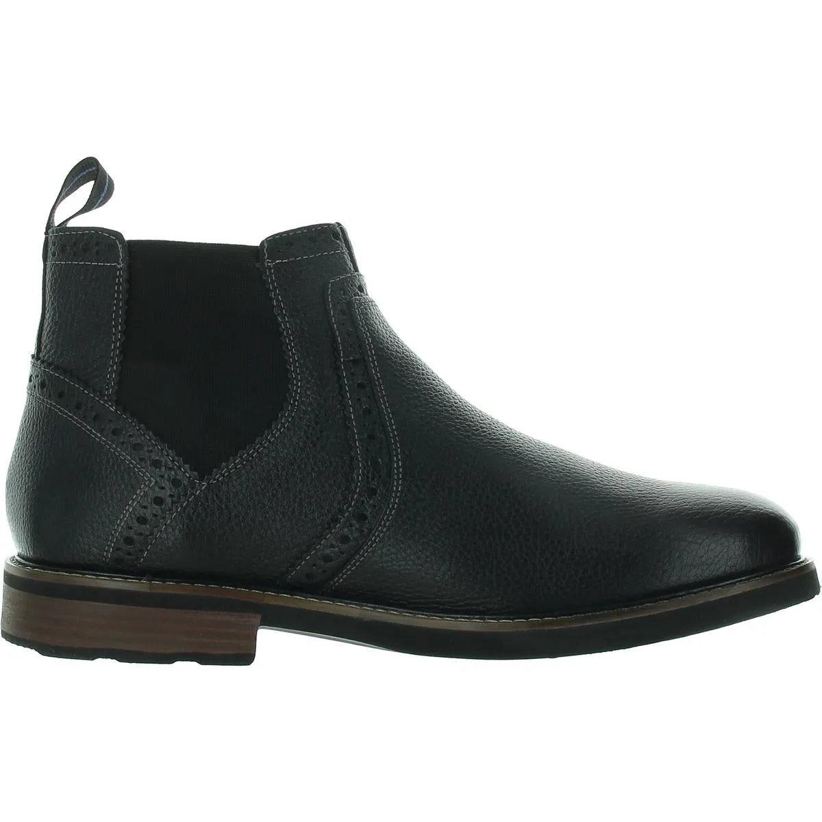 Mens Textured Leather Chukka Boots