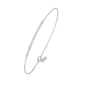 Messika Gatsby 18ct White Gold 0.25ct Diamond Bar Bracelet