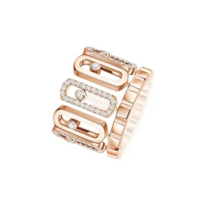 Messika Move Iconica 18ct Rose Gold 0.60ct Diamond Ring
