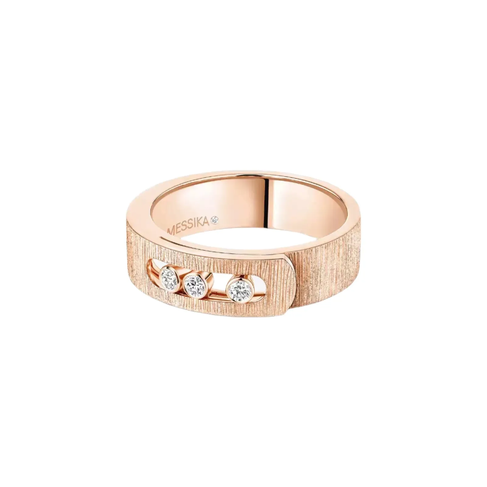 Messika Move Noa Cisel 18ct Rose Gold 0.10ct Diamond Ring