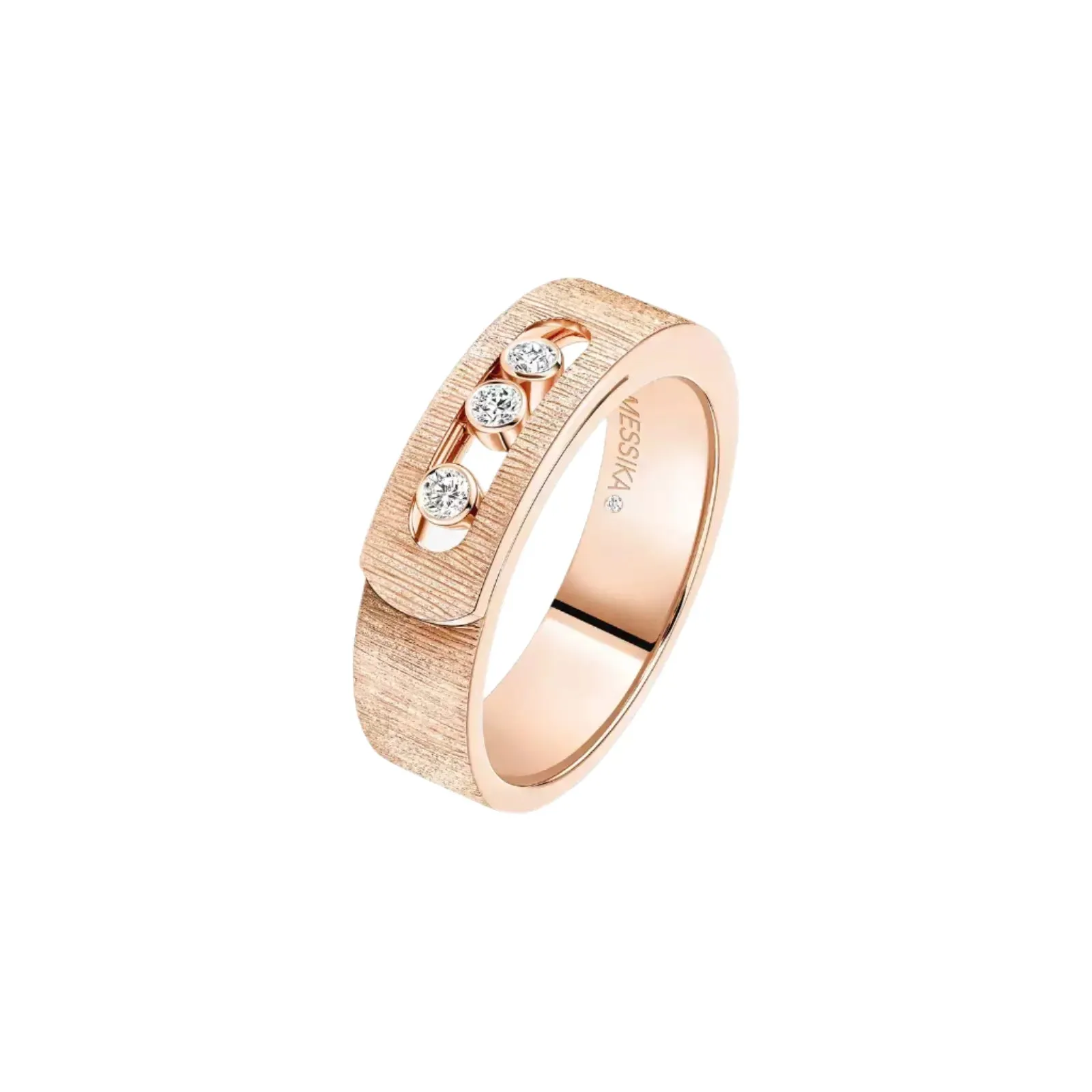 Messika Move Noa Cisel 18ct Rose Gold 0.10ct Diamond Ring