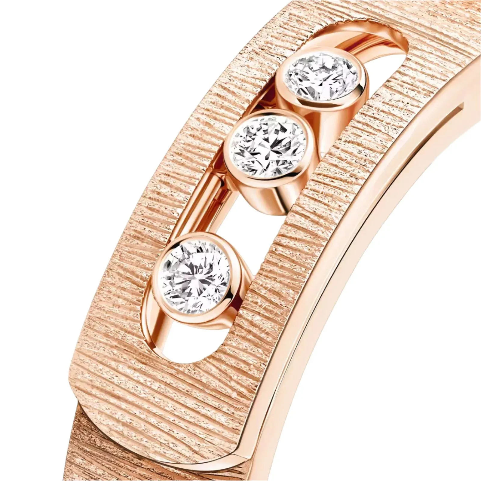 Messika Move Noa Cisel 18ct Rose Gold 0.10ct Diamond Ring