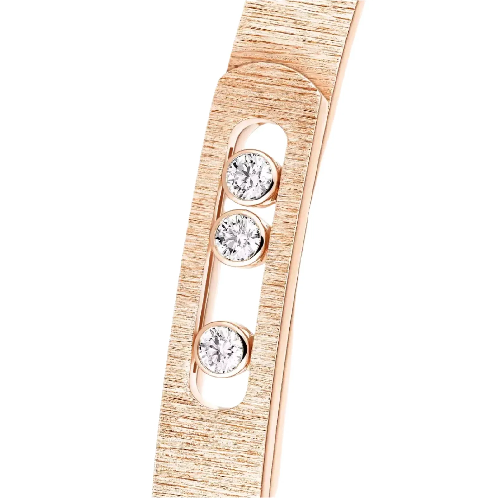 Messika Move Noa Cisel 18ct Rose Gold 0.15ct Diamond Bangle