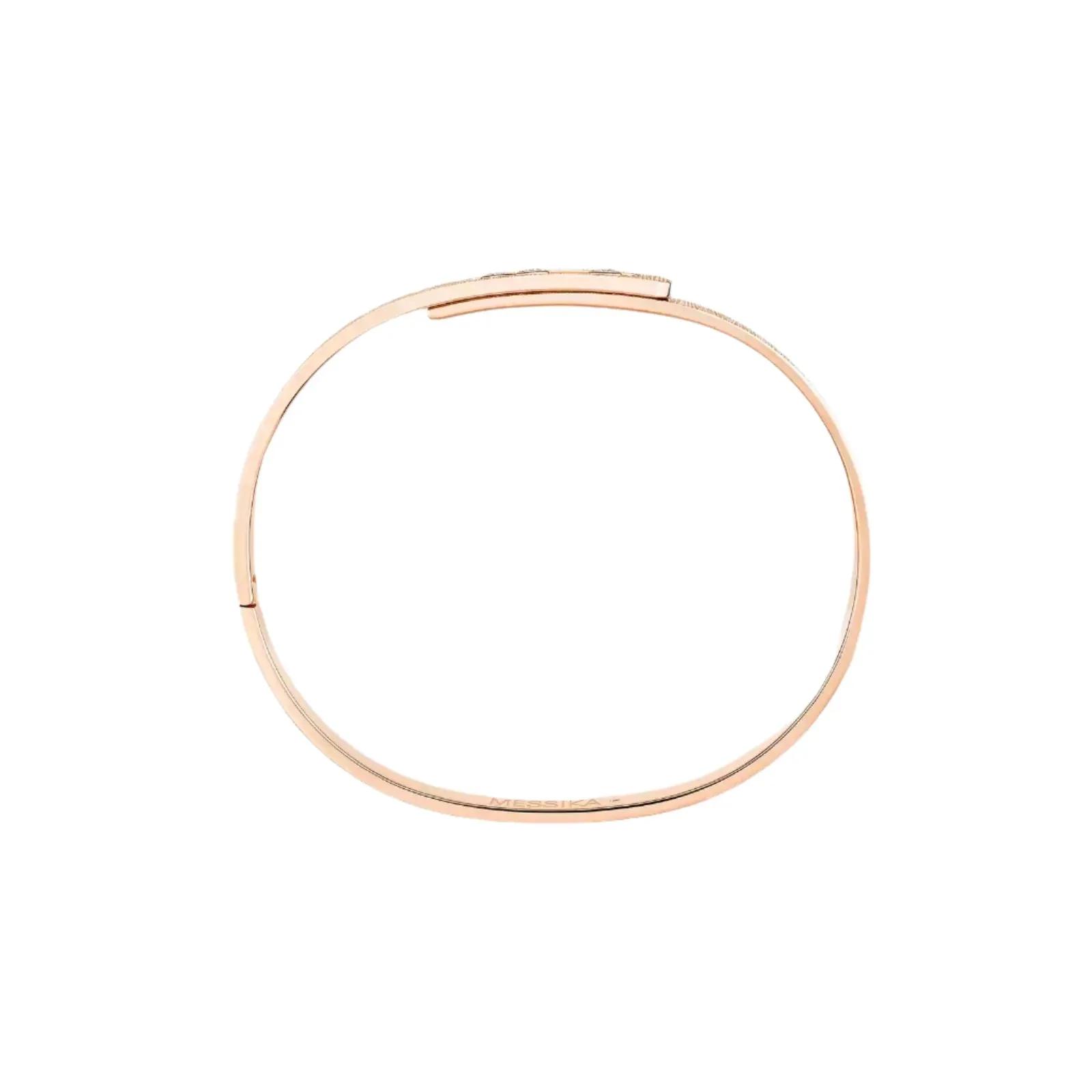 Messika Move Noa Cisel 18ct Rose Gold 0.15ct Diamond Bangle