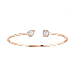 Messika My Twin Toi & Moi 18ct Rose Gold 0.40ct Diamond Bangle