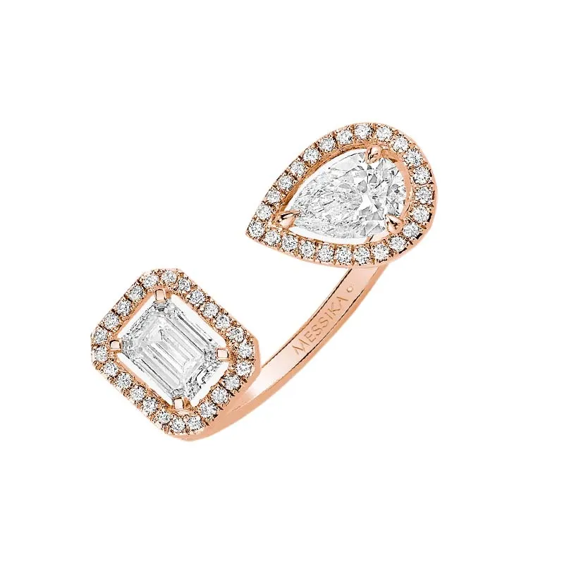 Messika My Twin Toi & Moi 18ct Rose Gold 0.70ct Diamond Ring