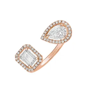 Messika My Twin Toi & Moi 18ct Rose Gold 0.70ct Diamond Ring