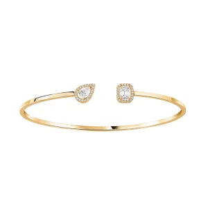 Messika My Twin Toi & Moi 18ct Yellow Gold 0.40ct Diamond Bangle